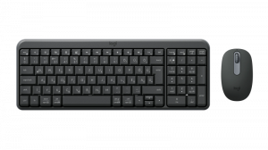 Logitech MK250 Compact Combo Wireless Keyboard + Mouse, Bluetooth, US Int, Graphite
