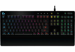 Logitech G213 PRODIGY Wired Gaming Keyboard, RGB, USB backlit, US Int, Black