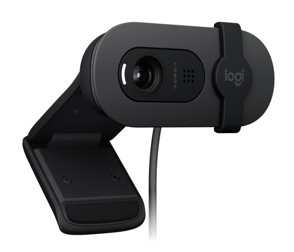 Logitech Brio 105 Business Webcam, 2 MP, FHD 1080p, USB-A, Black