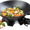 Ecost Customer Return, Domo Do-8708W Grande Wok Electric Aluminum Black 5 L