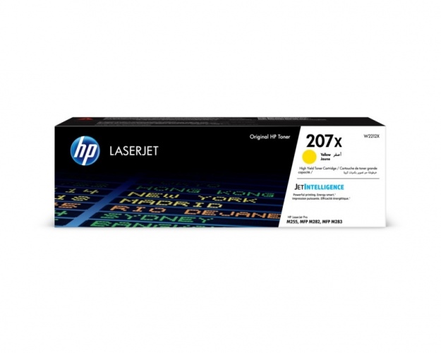HP 207X (W2212X) Toner Cartridge, Yellow