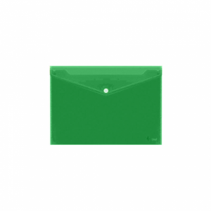 Envelope with print Forpus, A4, plastic, green, transparent 0820-006