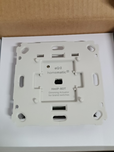 Ecost customer return Homematic IP, 143166A0, Smart Home dimmer actuator for brand switch phase sec