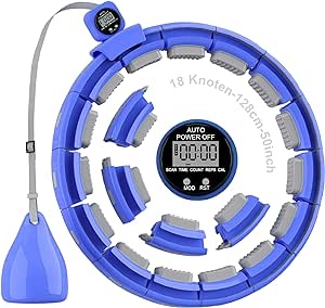 Ecost customer return Hula Hoop Reifen Erwachsene, Smart Fitness Hoop, Leise Hullahub Reifen zum Abn