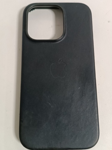 Ecost Customer Return Apple iPhone 14 Pro Leather Case with Magsafe- midnight