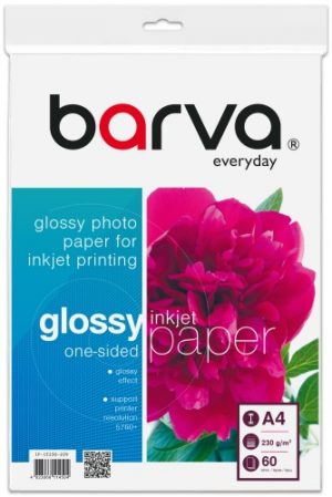 Photo Paper Barva (IP-CE230-229) Everyday Glossy 230 g/m², A4, 60 sheets