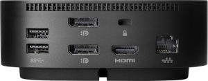 HP USB-C/A Universal Dock G2 Docking station, Black