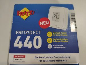 Ecost customer return AVM Fritz DECT 440 (Portable, Customisable Buttons for Operating Smart Home, C