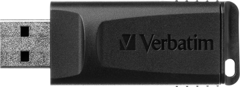 Verbatim 98697 Slider USB atmintinė 32GB, USB-A 2.0, Juoda