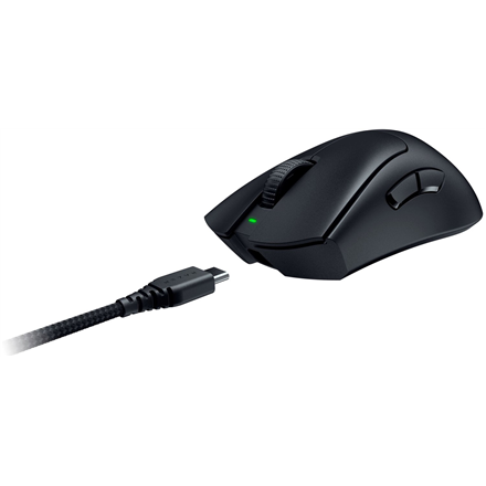 Razer DeathAdder V3 Pro Wireless Gaming Mouse, RF Wireless + USB-C, 30000 DPI, Black