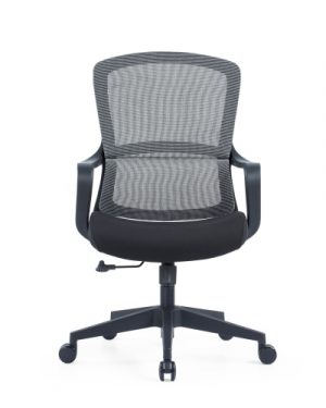 Up Up Darwin ergonomic office chair Black, Black fabric + Grey mesh
