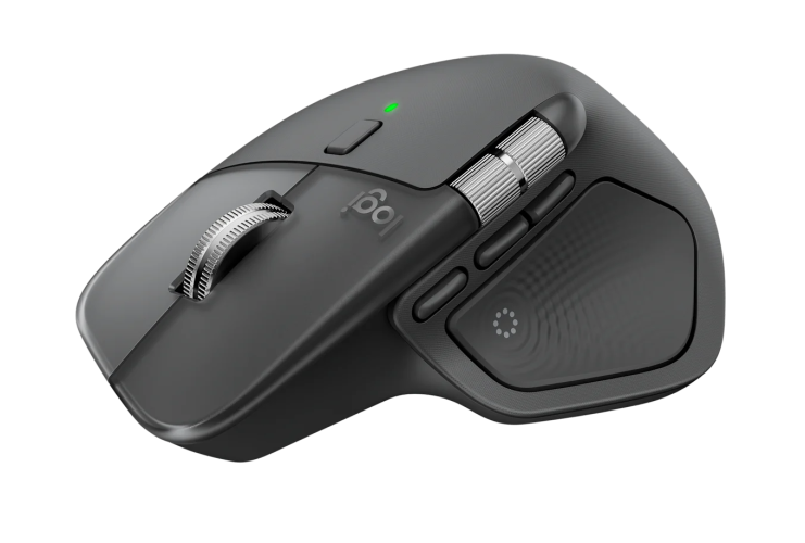Logitech MX Master 4 for Business Wireless Mouse RF Wireless + Bluetooth, 8000 DPI, Graphite