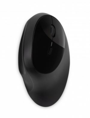 Kensington Pro Fit Ergo Wireless Mouse, RF Wireless + Bluetooth, 1600 DPI, Black