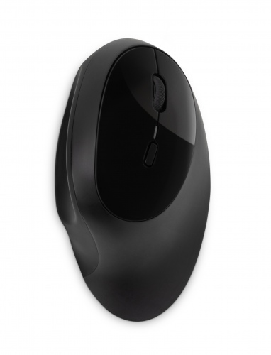 Kensington Pro Fit Ergo Wireless Mouse, RF Wireless + Bluetooth, 1600 DPI, Black