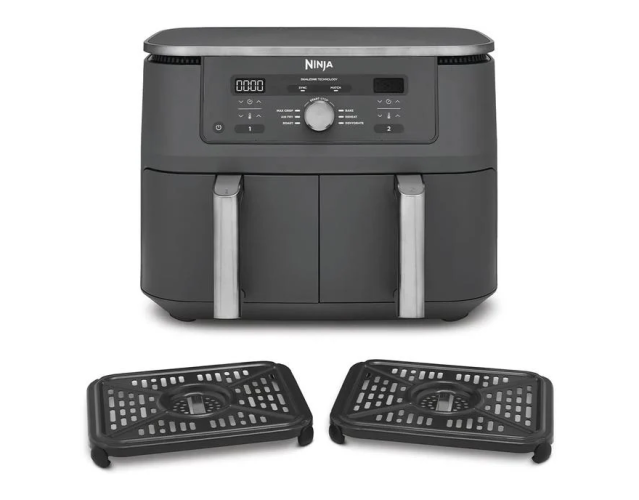Ninja MAX DZ400EU Hot Air Fryer 9.5 L 2470 W, Grey