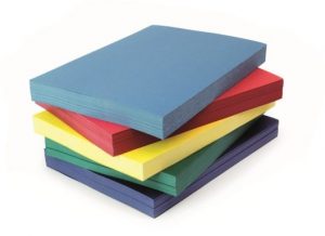 Binding covers Delta A4, 250g/m², cardboard, black (100 pcs.)