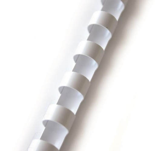 Spiral for binding 16 mm, white (100 psc.)