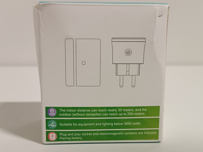 Ecost customer return EXTSUD Wireless Exhaust Control with Window Magnetic Contact and Radio Socket,