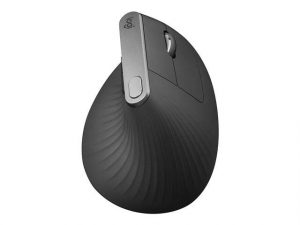 Logitech MX Vertical Ergonomic Wireless Mouse RF Wireless+Bluetooth, 4000 DPI, Graphite