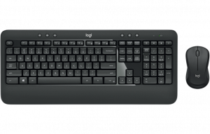 Logitech MK540 Advanced Combo Wireless Keyboard + Mouse, US, Black
