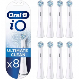 n3EQxWuwuYF2uJ1NigE5CINGn6Qi8FCiacNNLa3A Oral-B iO Ultimate Clean x8 Toothbrush Heads, White