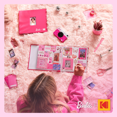 Kodak PRINTOMATIC Barbie Instant Print Camera, 2x3'', Pink