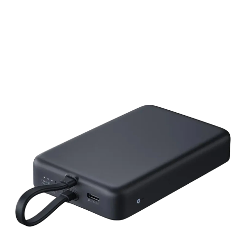 Xiaomi 33W Magnetic Power Bank 10000mAh, Integrated Cable, Gray