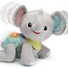 Ecost Customer Return VTech Baby Crawling with Me Elephant - Interactive Plush Toy That Crawls, Coun
