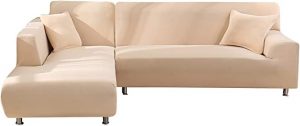 Ecost customer return Jianyana Sofa Stretchy Polyester Spandex Cover Polyester Fabric Str