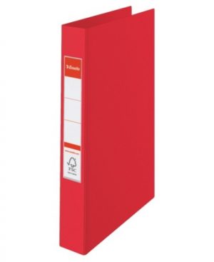 Binder Esselte, A4 / 35 mm, 2 rings, red