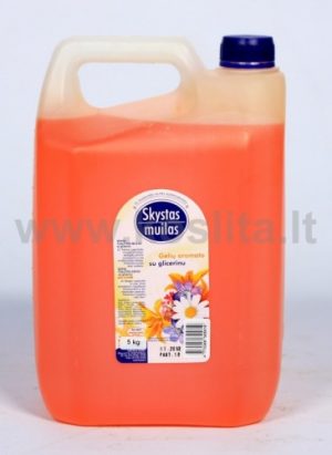 Soap, liquid, with glycerin, floral fragrance 5l