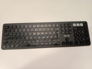 Ecost Customer Return, Bluetooth Keyboard, 3 Channels Multi-Device Wireless Keyboard with Fullsize Q