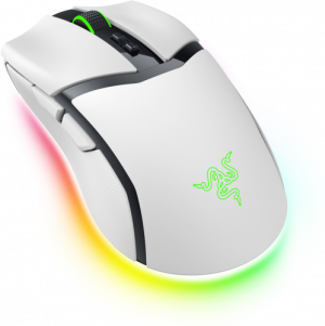 Razer Cobra Pro Wireless Gaming Mouse RF Wireless + Bluetooth + USB-C, 30000 DPI, White