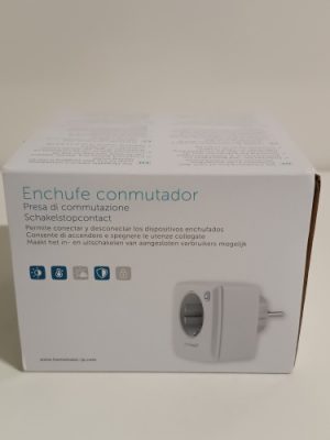 Ecost customer return Homematic IP Smart Home Switch Socket, Digital Adapter Plug Controls Lights or