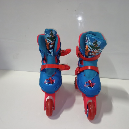 Ecost Customer Return Mondo Toys - Marvel Spiderman - 3 In-Line Skates - Adjustable Dual Function -