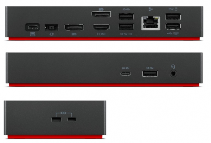 Lenovo ThinkPad Universal USB-C Dock (40AY0090EU) Docking station, Black