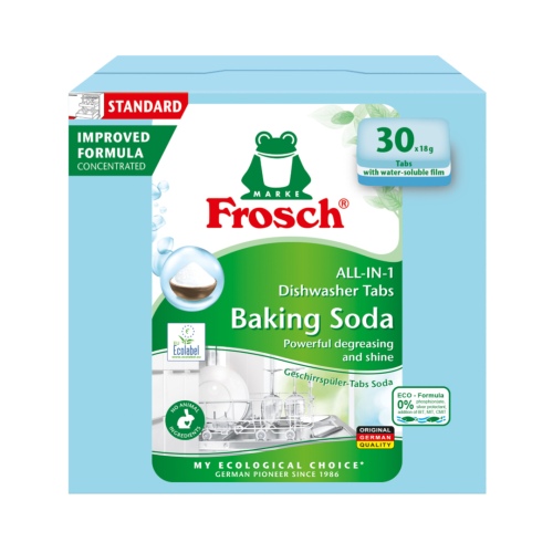 Frosch All-In-One Dishwasher tablets Baking Soda 30x18 g