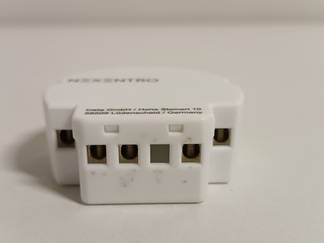 Ecost prekė po grąžinimo NEXENTRO Zigbee 57004000 Push Button Interface Double for Smart Home Retrof