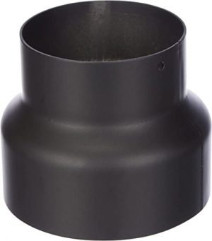 Ecost customer return KaminoFlam Senotherm 331861 Reducing Connector Black 2 mm 150 mm to 120 mm