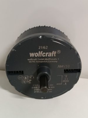 Ecost prekė po grąžinimo Wolfcraft 2162000 - Standart crown saw for wood, laminated plaster Ø 60,68,
