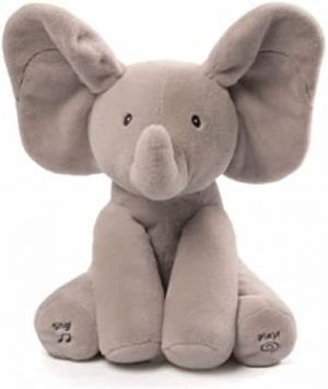 Ecost Customer Return Gund Elmer Elephant Soft Toys 4053934 Animated Plush Toy Moving His Ears Frenc