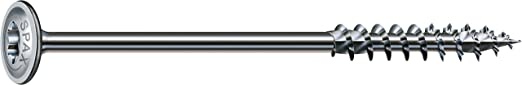 Ecost customer return SPAX TStar Plus 251010601805 Wood Screw 6.0 x 180 mm Flat Head Partial Thread