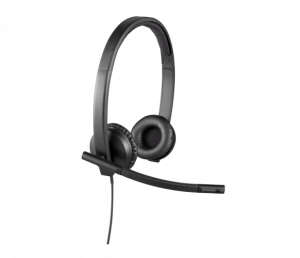 Logitech H570e Mono MS Teams Wired Headset USB-A, Black