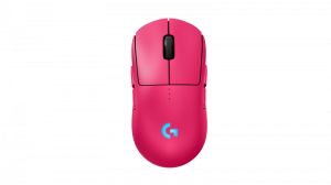 Logitech G Pro 2 Lightspeed Wireless Gaming Mouse RF Wireless 44000 DPI, Magenta
