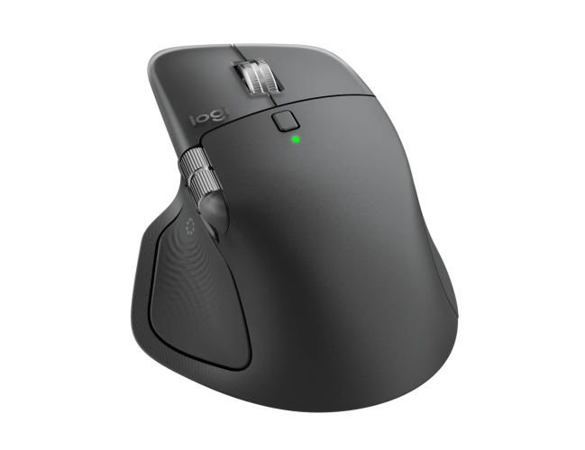 Logitech MX Master 4 for Business Wireless Mouse RF Wireless + Bluetooth, 8000 DPI, Graphite