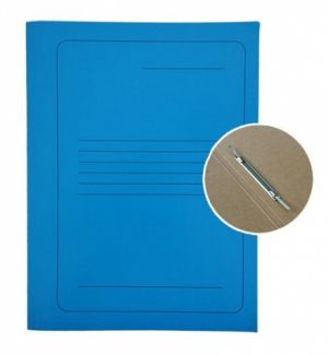 Project File A4 cardboard Smiltainis with metal clip, with print blue