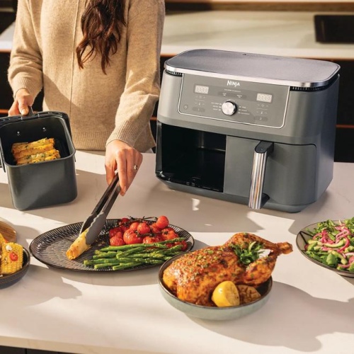Ninja MAX DZ400EU Hot Air Fryer 9.5 L 2470 W, Grey