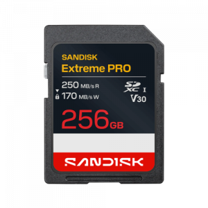 SanDisk Extreme PRO SDXC Memory Card 256GB UHS-I