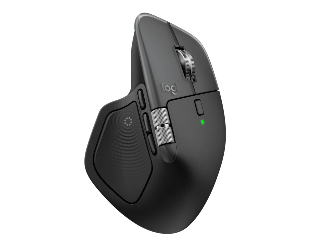 Logitech MX Master 4 for MAC Wireless Mouse RF Wireless + Bluetooth, 8000 DPI, Space Black