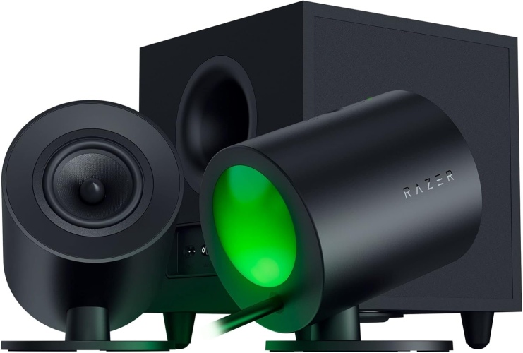 Razer Nommo V2 Full Range 2.1 PC Gaming Speakers, Black